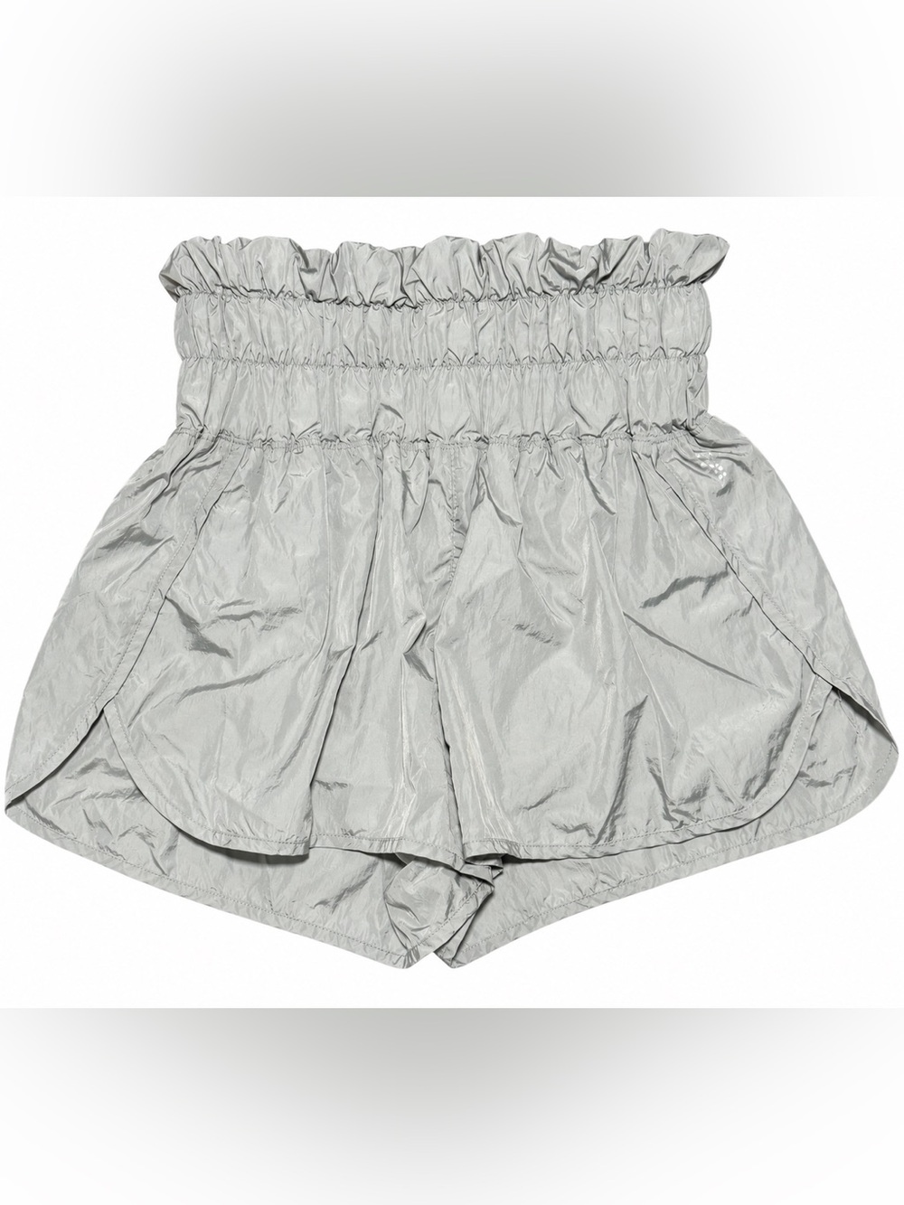 FP Movement The Way Home Shorts Arctic Fox Silver Gray Size L